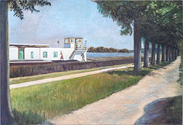 La Vierge du Rhin, 61x90 Claude Gazier, 2022